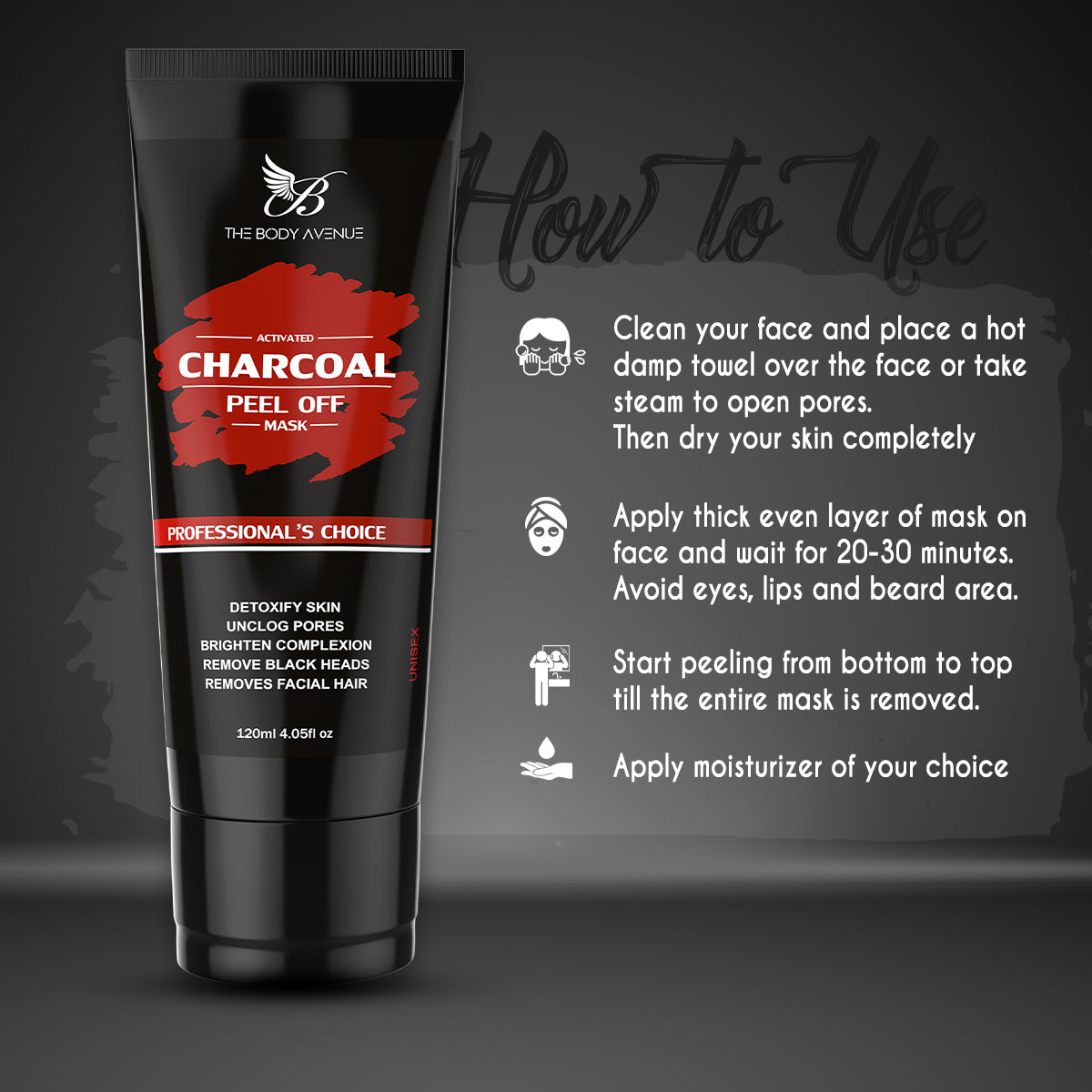 Charcoal Peel-Off Mask